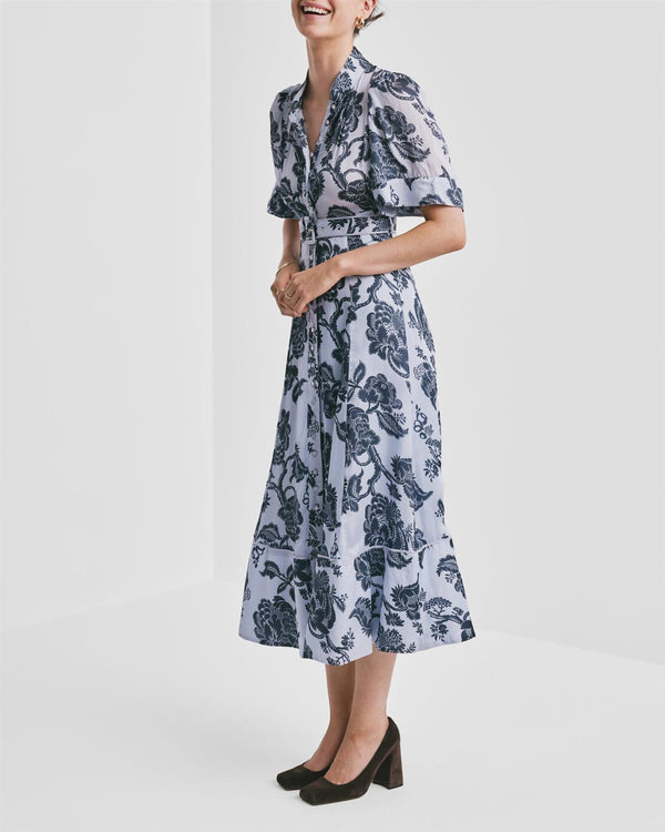 Organza Midi Dress