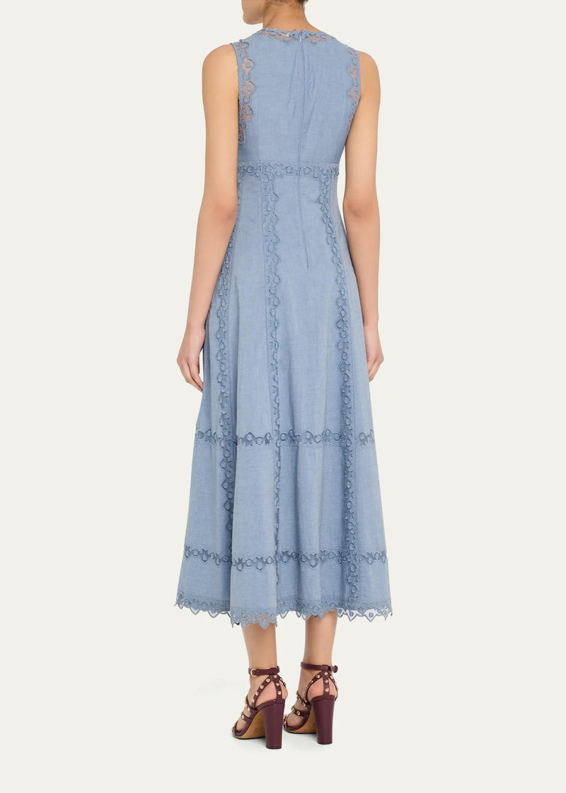 Anela Sleeveless Midi Dress