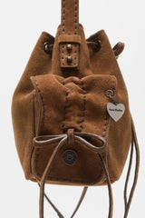 Multipocket Mini Bucket Suede