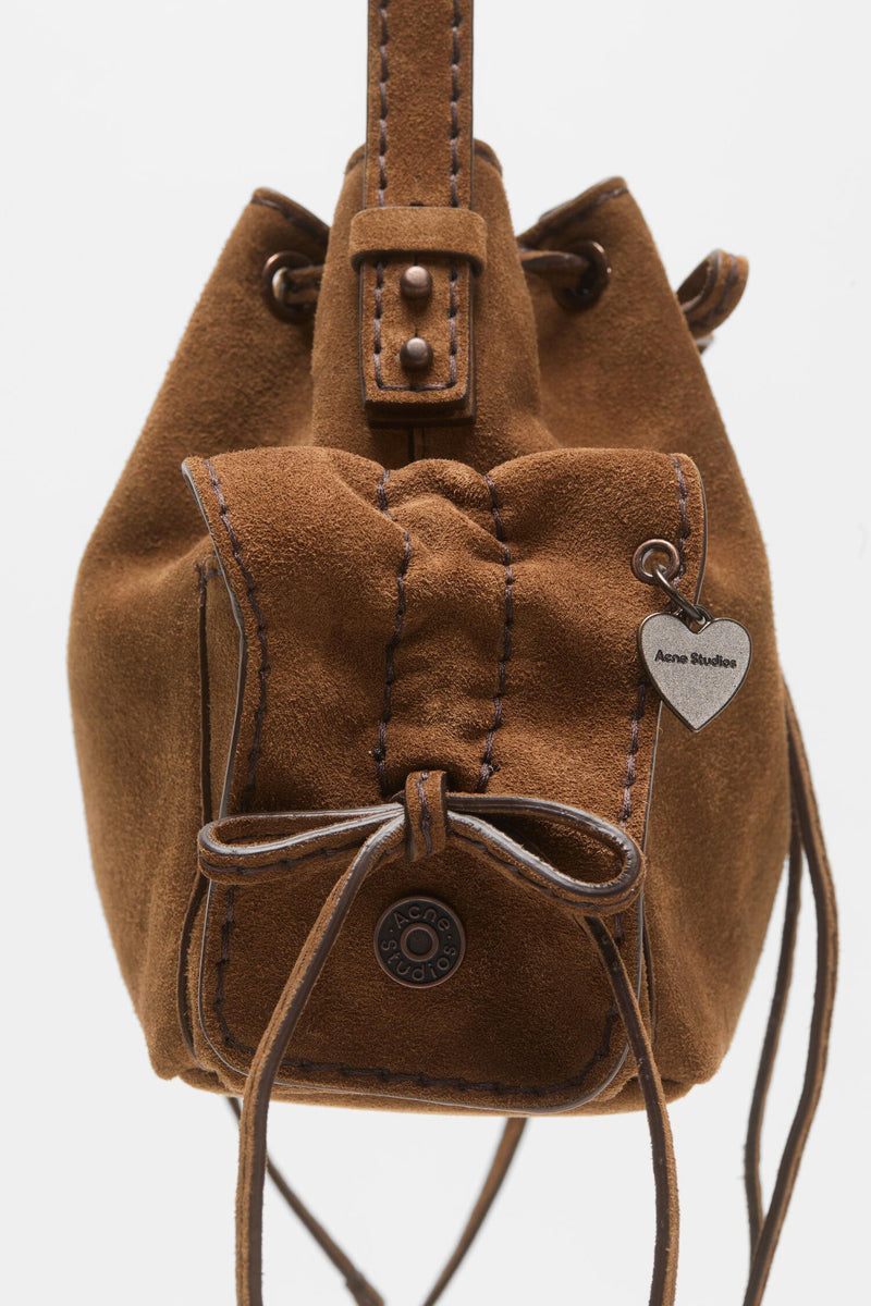 Multipocket Mini Bucket Suede