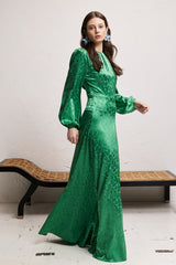 Ava Jacquard Dress