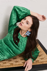Ava Jacquard Dress