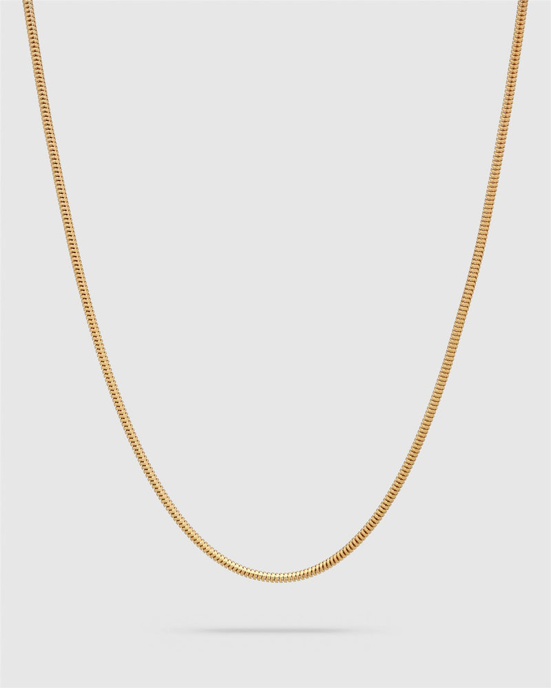 Snake Chain Gold, 18 Inches