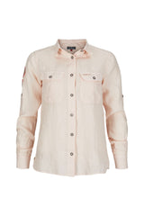 Safari G.Dyed Linen Shirt Womens