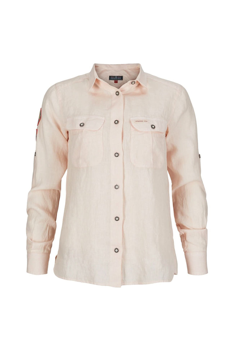 Safari G.Dyed Linen Shirt Womens