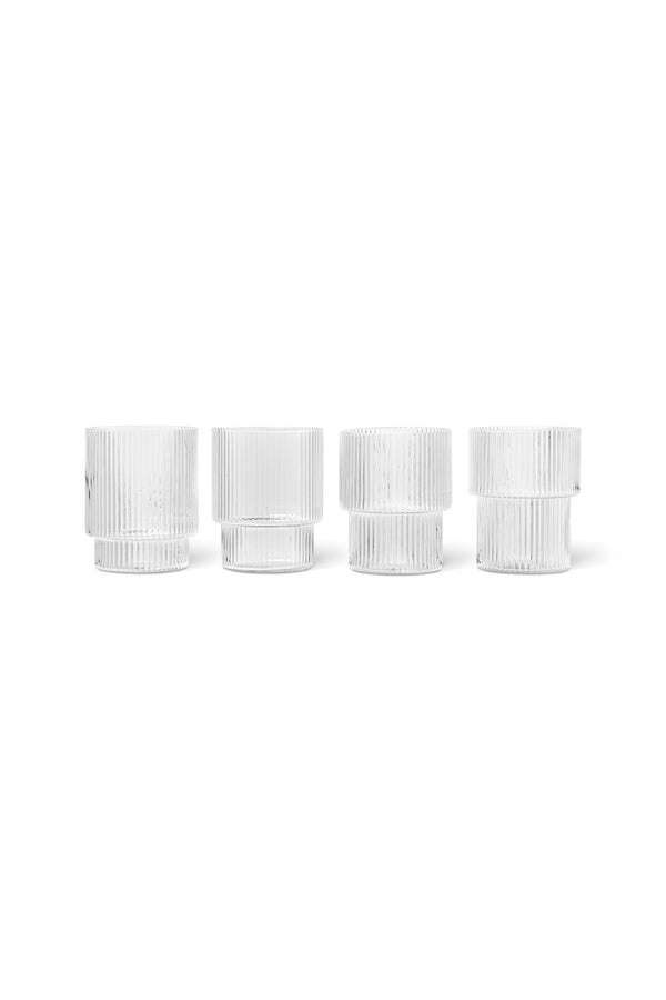 Ripple Glasses - Set of 4 - Clear
