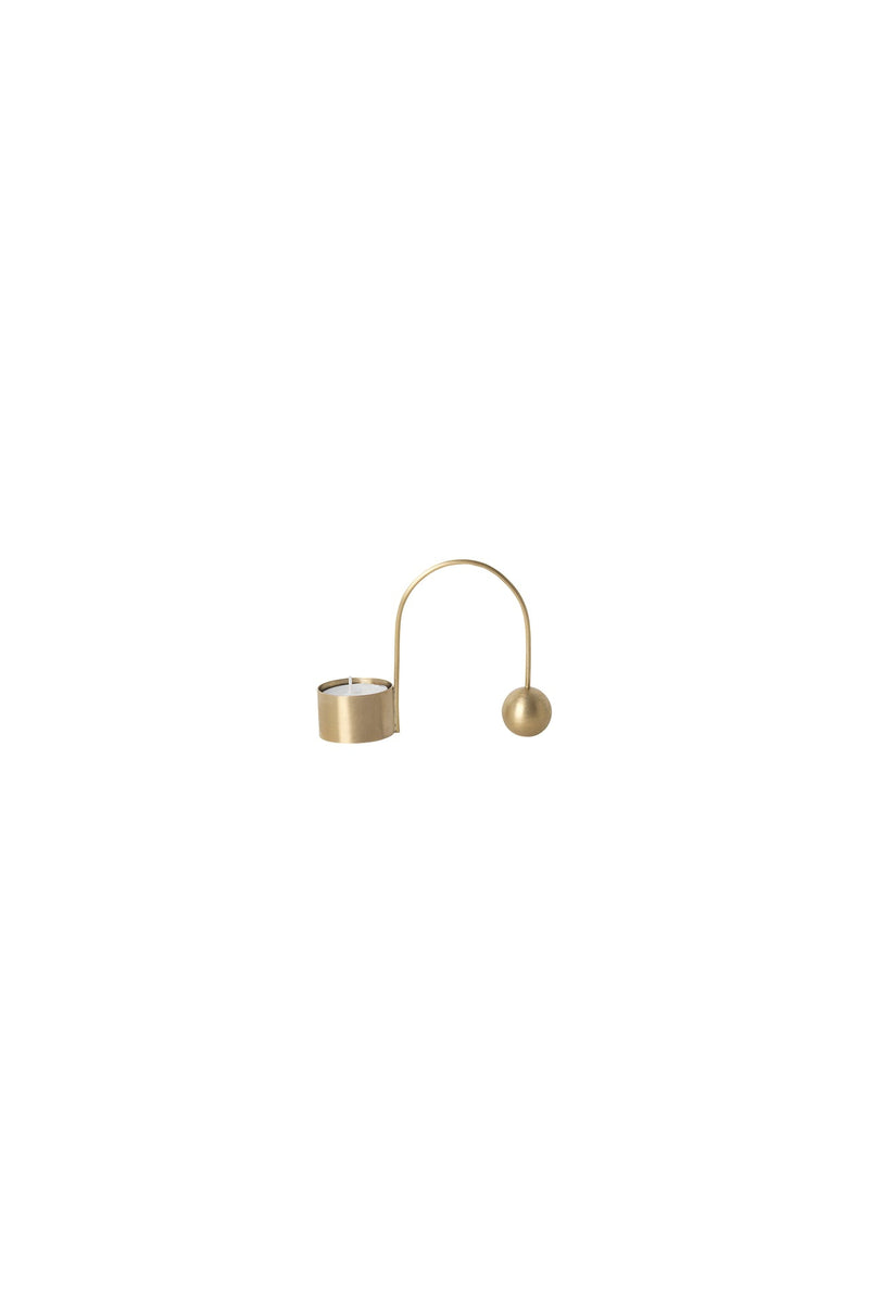 Balance Tealight Holder - Brass