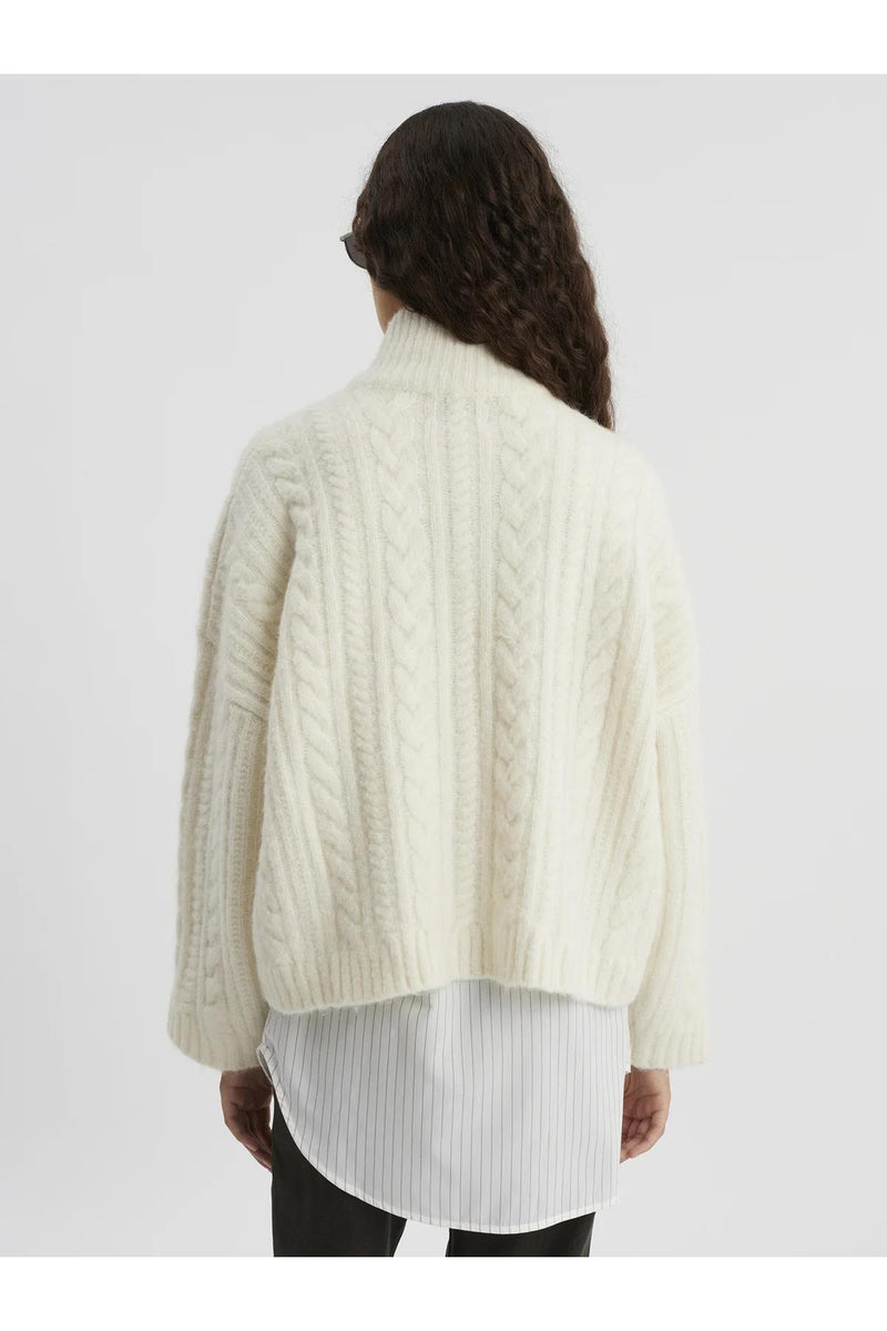 Tine Cable Knit Cardigan