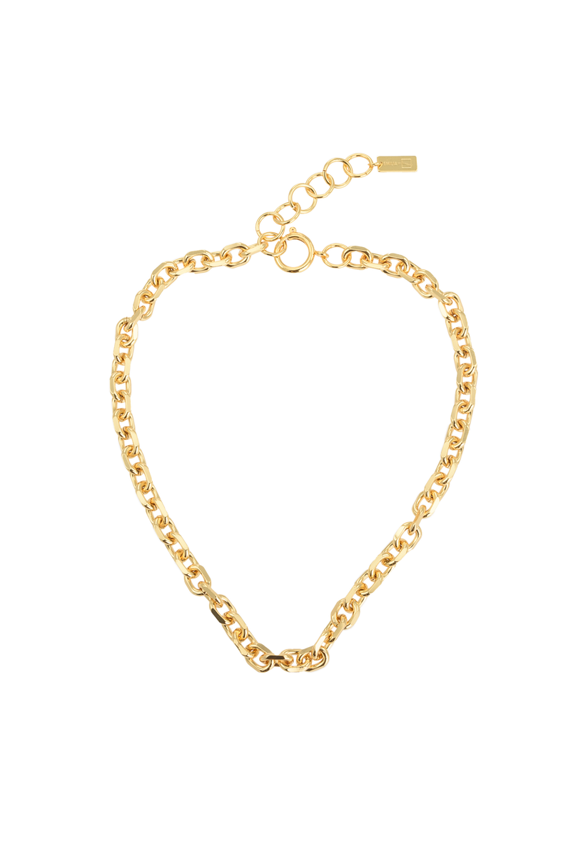Emilia Angeled Chain Necklace 40cm