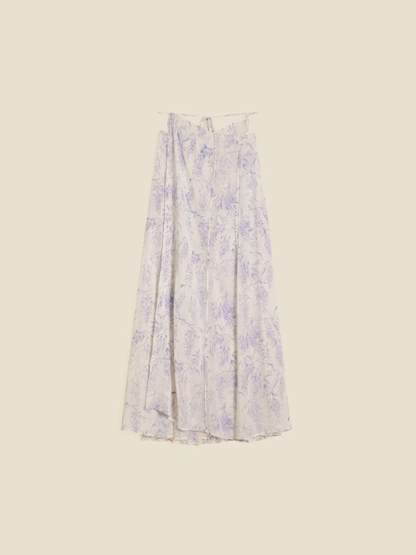 Ivy Print Wrap Skirt