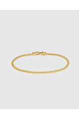 Curb Bracelet M Gold
