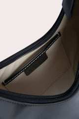 Amber Black Semi Patent Leather