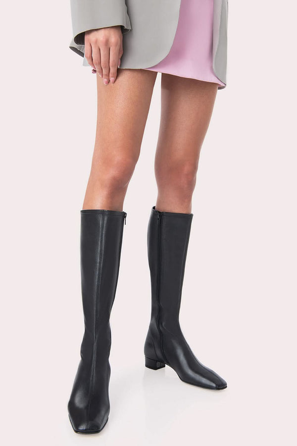 Edie Black Leather