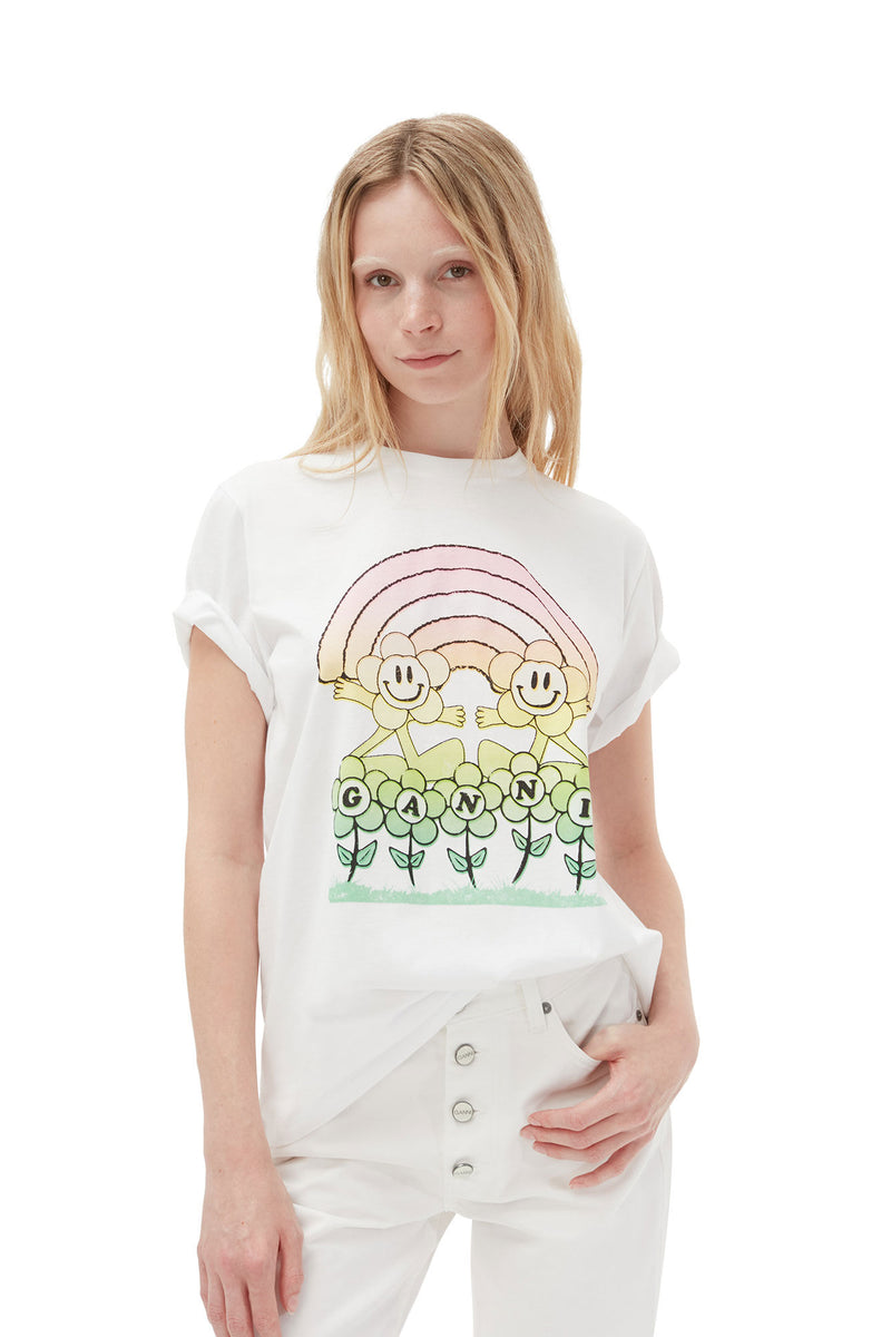 Basic Jersey Rainbow Relaxed T-shirt