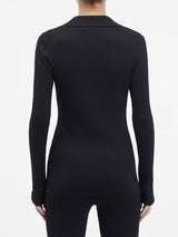 ICONIC RIB POLO NECK SWEATER