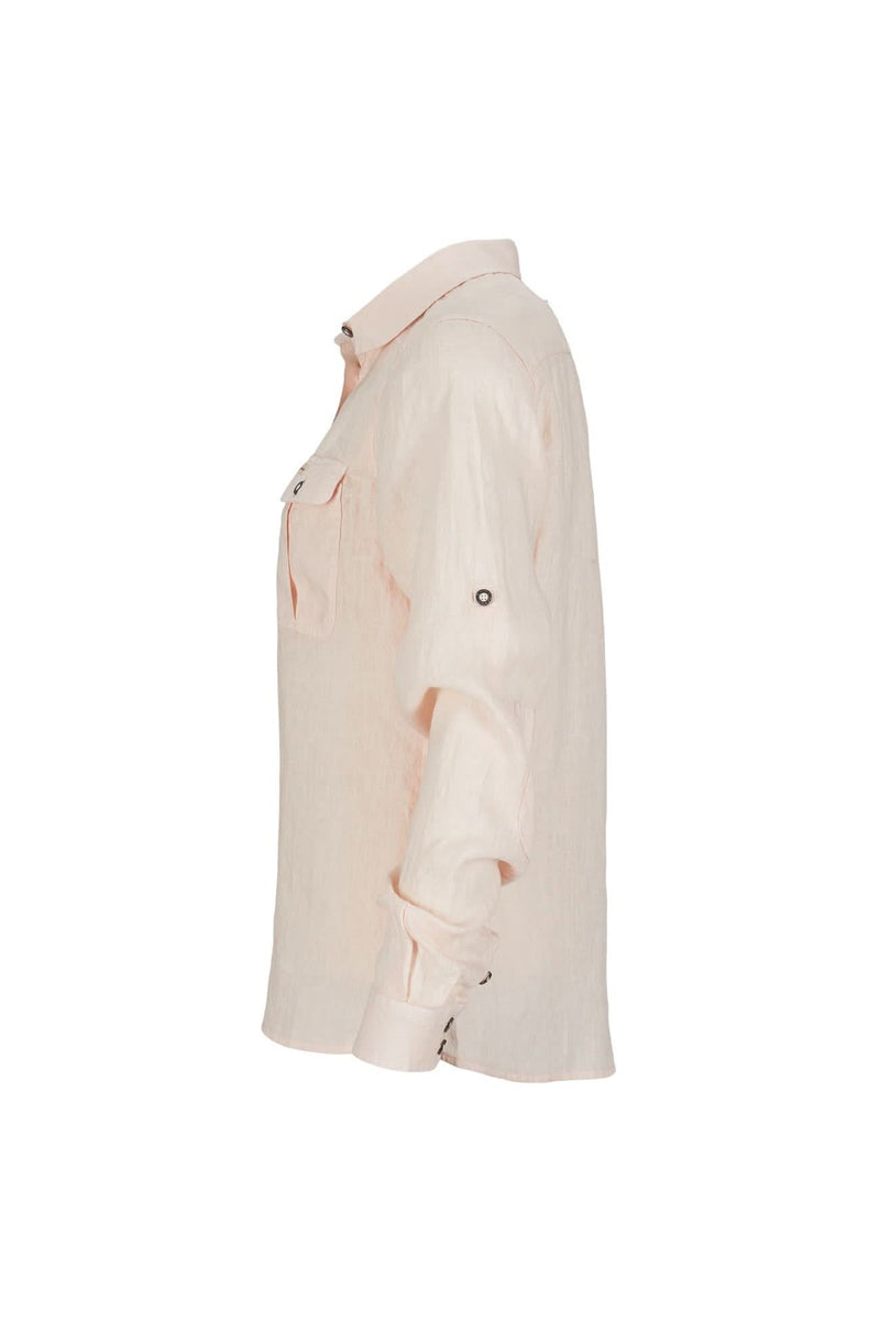 Safari G.Dyed Linen Shirt Womens