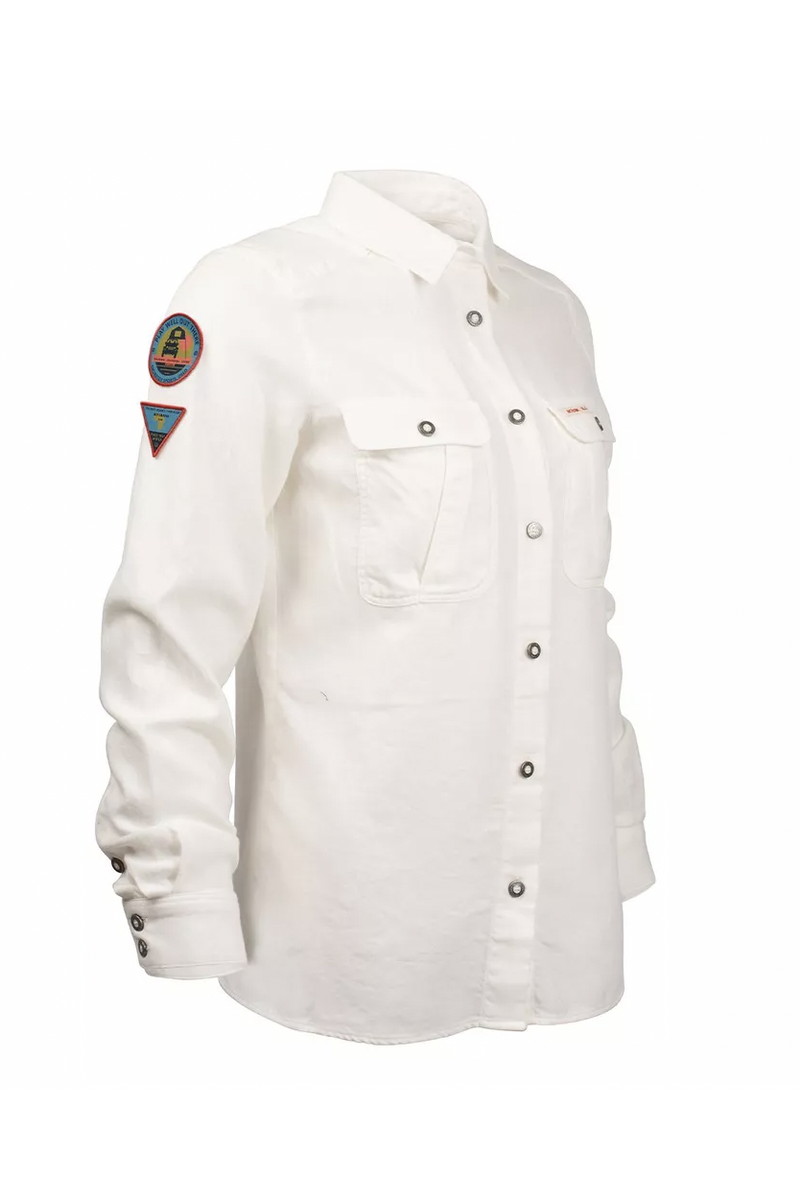 Safari G.Dyed Linen Shirt Womens