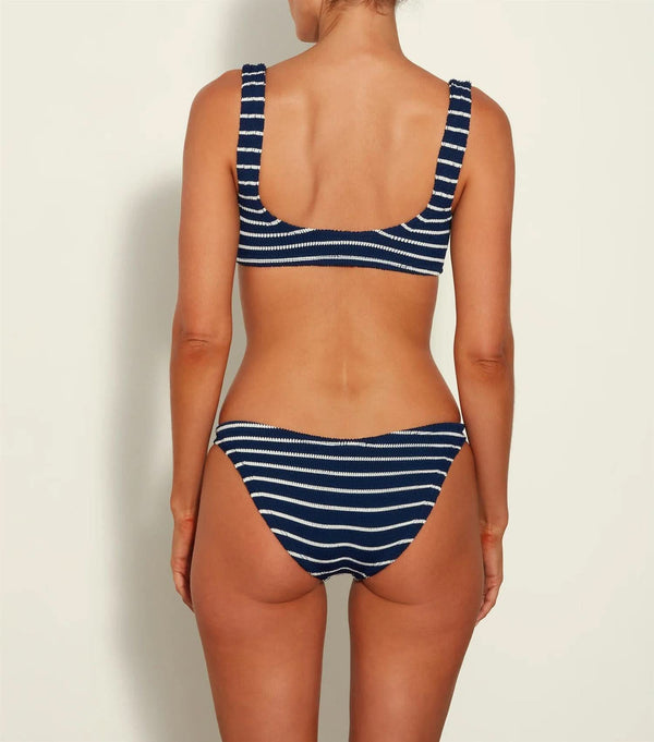 Xandra Bikini Stripe Crinkle