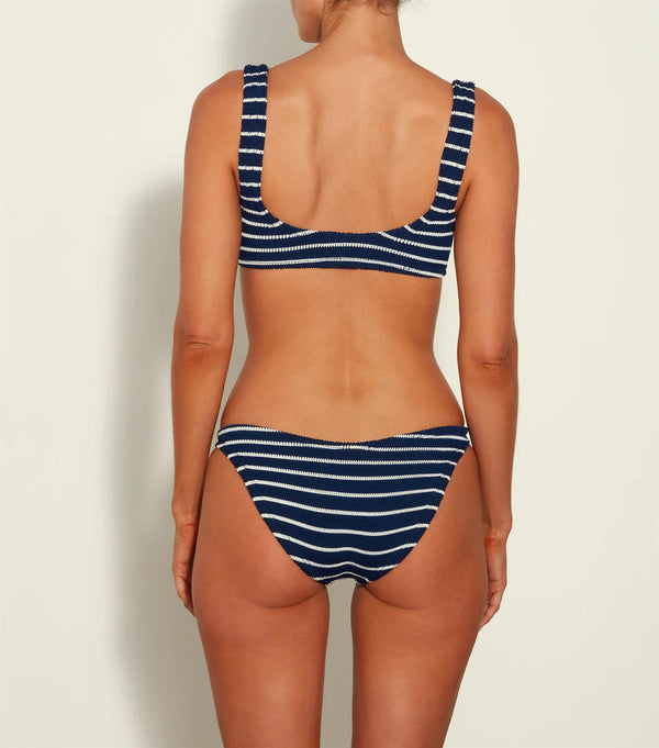 Xandra Bikini Stripe Crinkle