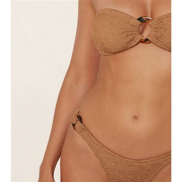 Gloria Bikini Metallic Crinkle