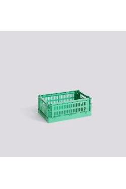 HAY Colour Crate-Small-Dark mint