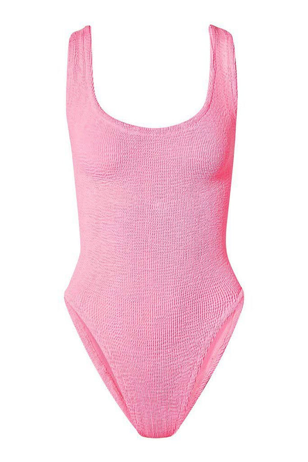 Square Neck Swim Crinkle