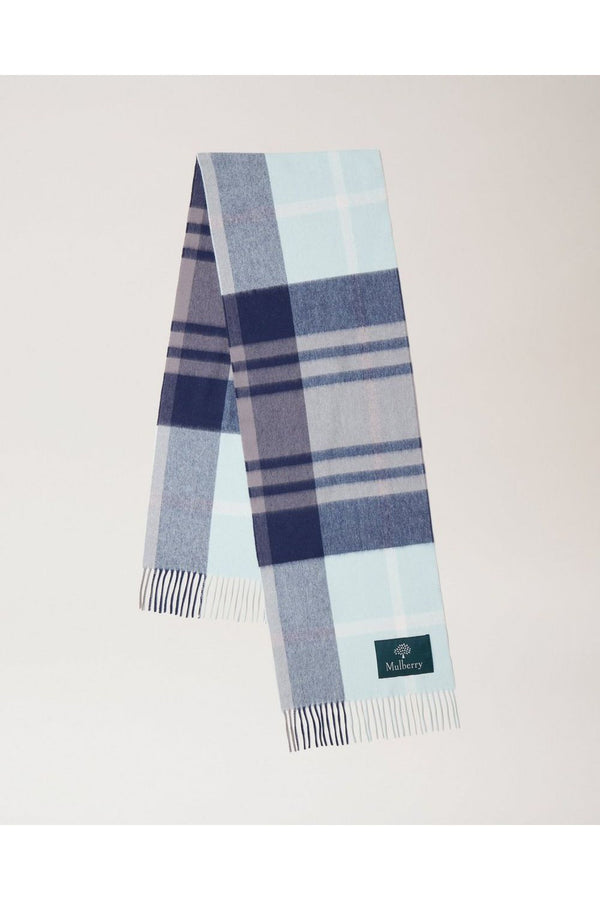 Small Check Lambswool Scarf 30x200