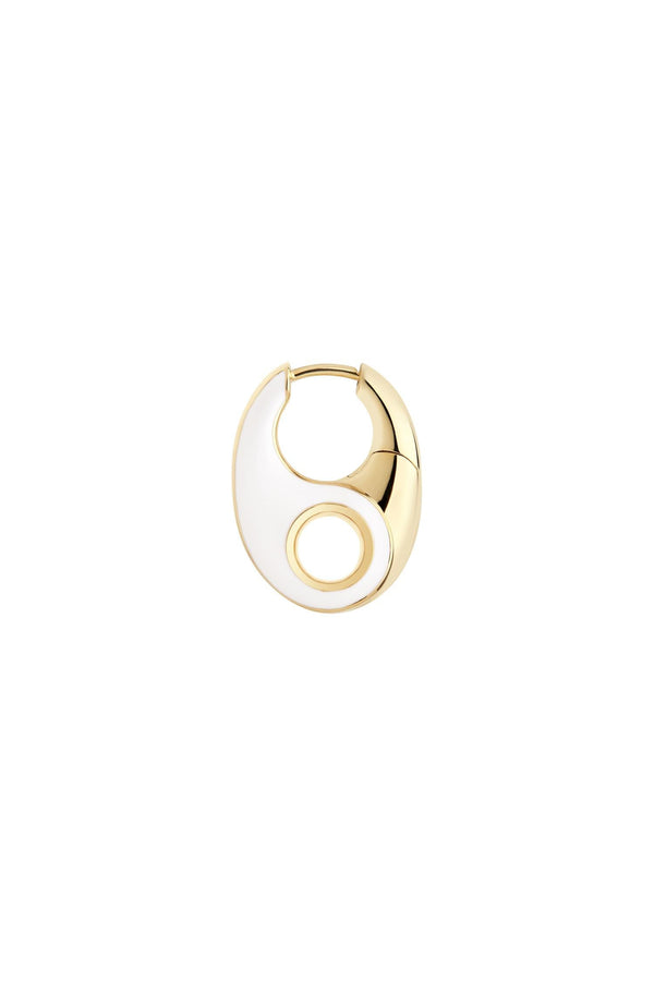 Vogue Earring White Right Gold HP
