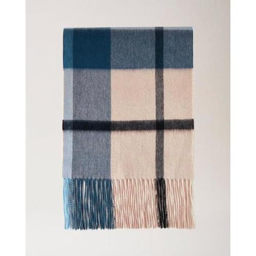 Small Check Lambswool Scarf 30x200