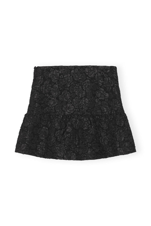 Stretch Jacquard Mini Skirt