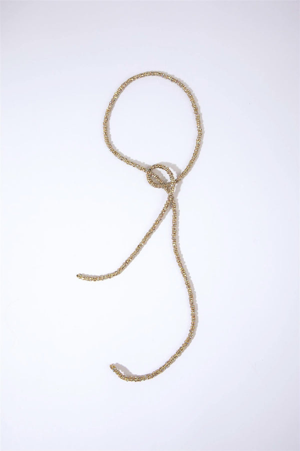 Golden Skinny Serpent Chain