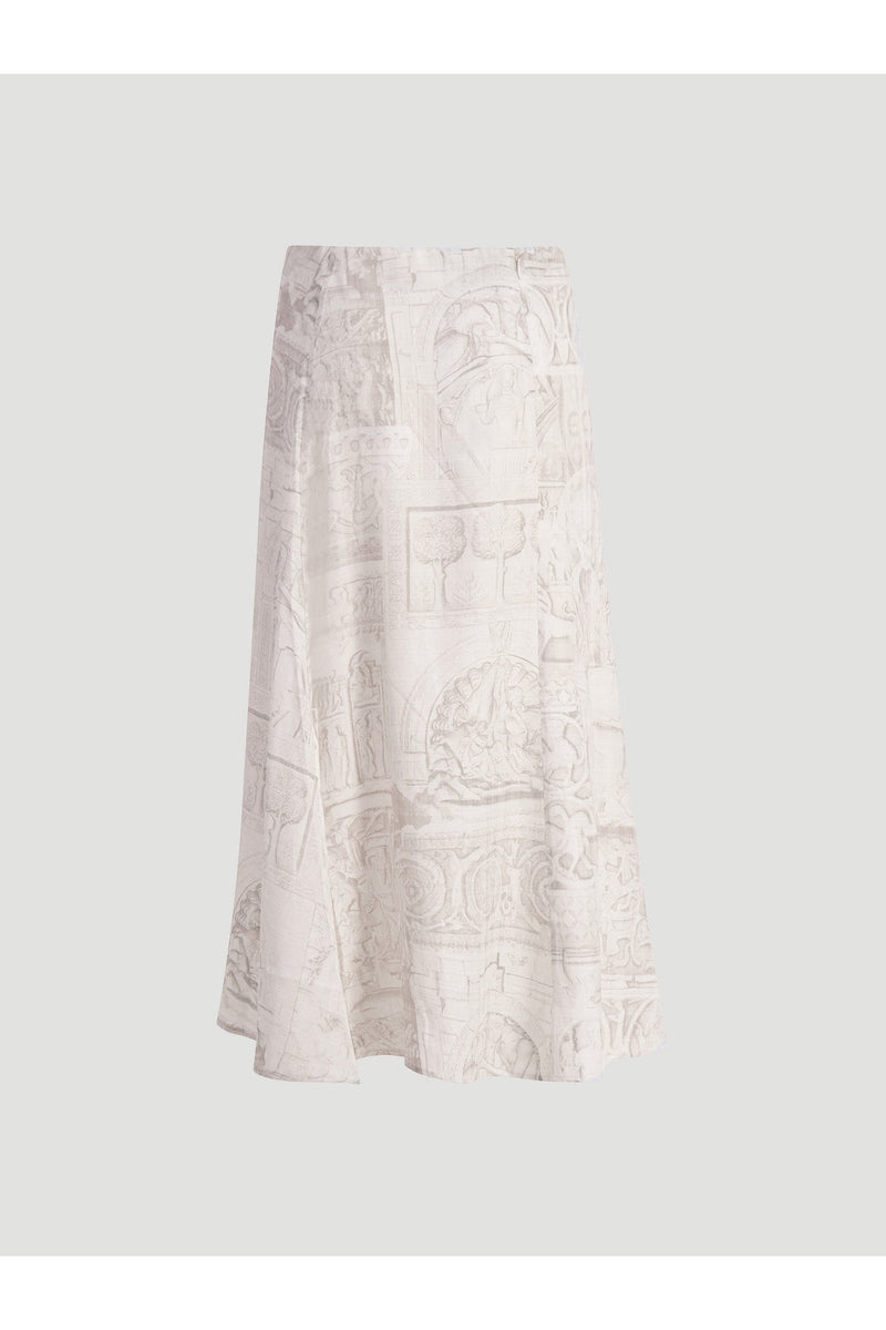 Ivy Print Skirt