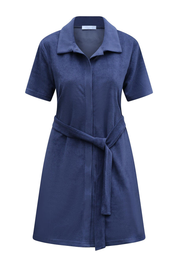 Terry Dress With Buttons